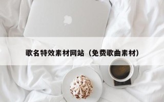 菏泽歌名特效素材网站（免费歌曲素材）